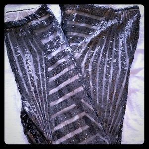 NWOT sequin bell bottoms